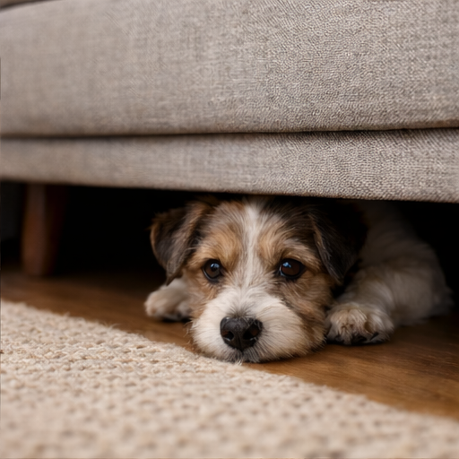 Why Dogs Hide During Storms (And How to Help Them Feel Safe)